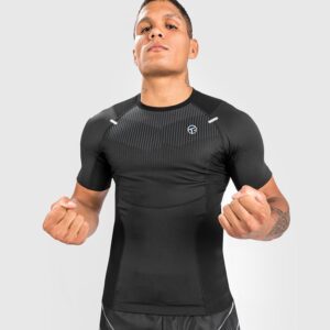 Rashguard Short Sleeves Black Grey